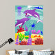 Cartoon Undersea Illustration Wall Decal
