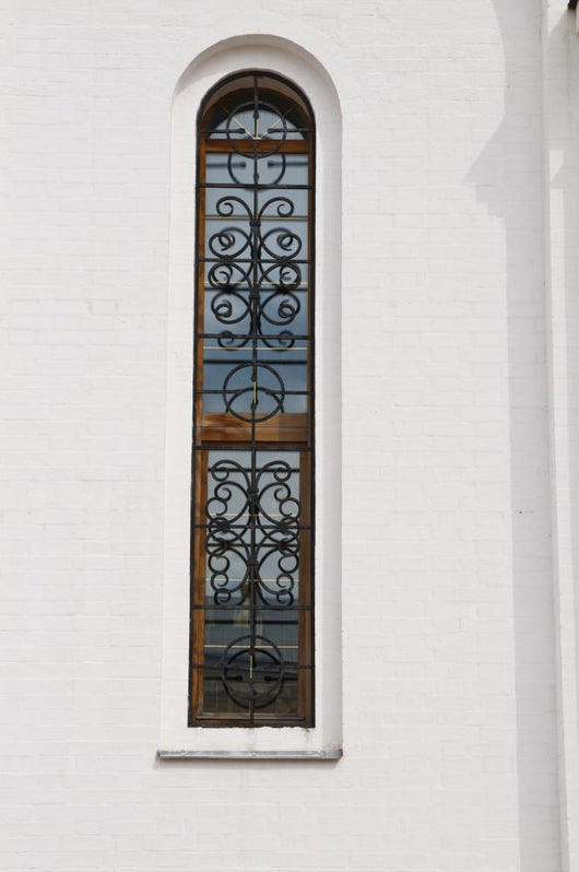 Narrow Window White Wall Wall Decal