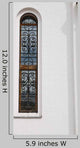 Narrow Window White Wall Wall Decal