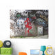 Amsterdam City Graffiti Scene Wall Decal