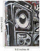 Graffiti Wall Sound System Wall Decal
