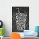Coffee Word Cloud Wall Decal