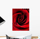 Red Rose Close-up Wall Decal