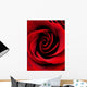 Red Rose Close-up Wall Decal