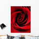 Red Rose Close-up Wall Decal