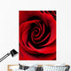 Red Rose Close-up Wall Decal