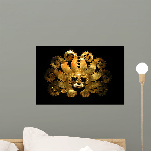 Ancient Peruvian Mask Wall Decal