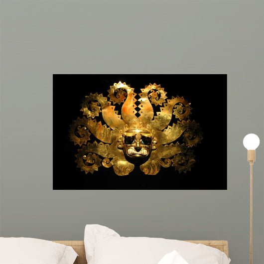 Ancient Peruvian Mask Wall Decal
