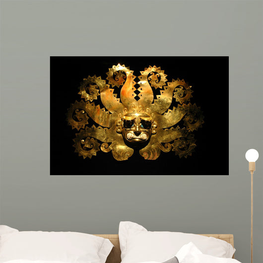 Ancient Peruvian Mask Wall Decal