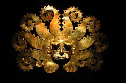 Ancient Peruvian Mask Wall Decal