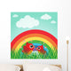 Love Bird with Hearts Wall Decal