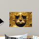 Ancient Peruvian Mask Close-up Wall Decal