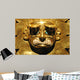 Ancient Peruvian Mask Close-up Wall Decal