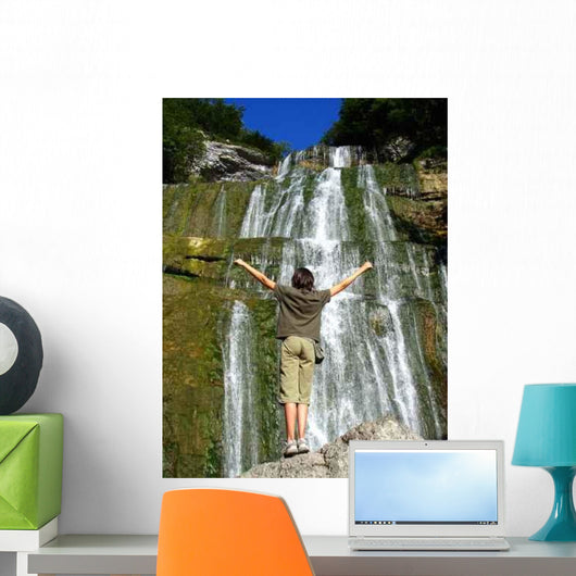 Facing Cascade Wall Decal