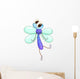 Cartoon Dragonfly Wall Decal