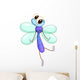 Cartoon Dragonfly Wall Decal