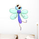 Cartoon Dragonfly Wall Decal