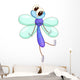 Cartoon Dragonfly Wall Decal
