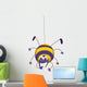Smiling Cartoon Spider Wall Decal