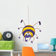 Smiling Cartoon Spider Wall Decal