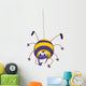 Smiling Cartoon Spider Wall Decal