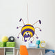Smiling Cartoon Spider Wall Decal