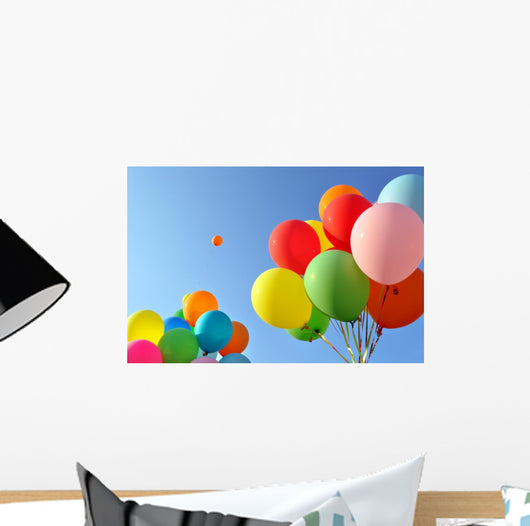 Multicolored Balloons Wall Decal