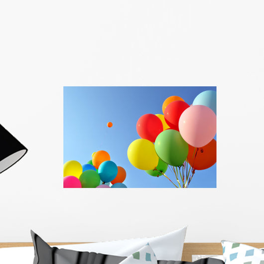 Multicolored Balloons Wall Decal