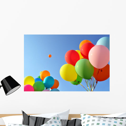Multicolored Balloons Wall Decal