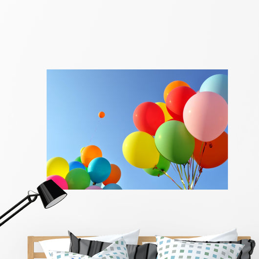 Multicolored Balloons Wall Decal