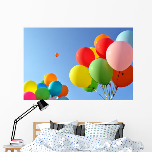 Multicolored Balloons Wall Decal