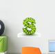 Letter S Tennis Balls Wall Decal