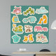 Baby and Mommy Animal Wall Decal