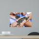 Henna Being Applied to Wall Decal