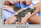 Henna Being Applied to Wall Decal