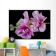 Pink Hollyhock Wall Decal