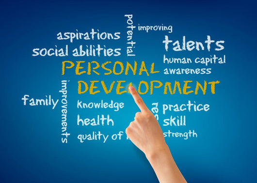 Personal Development Word Cloud Wall Decal