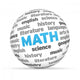 Math Word Sphere Wall Decal
