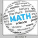 Math Word Sphere Wall Decal