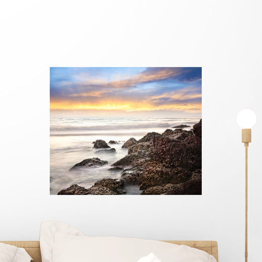 Sea and Rock Wall Decal