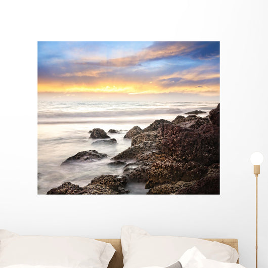 Sea and Rock Wall Decal
