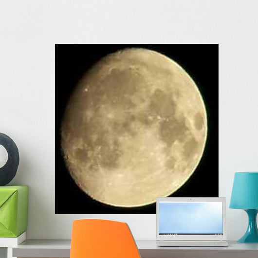 Clear Big Moon Rising Wall Decal