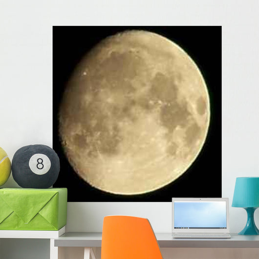 Clear Big Moon Rising Wall Decal
