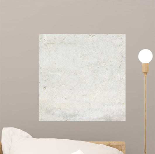 White Plastered Wall or Wall Decal