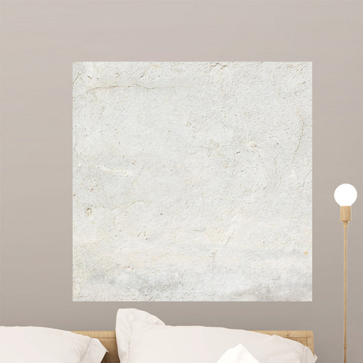 White Plastered Wall or Wall Decal