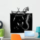 Girl and Mermaid Wall Decal