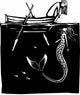 Girl and Mermaid Wall Decal