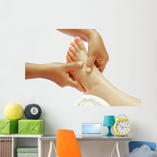 Reflexology Foot Massage Spa Wall Decal