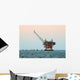 Oil Drilling Rig Offshore Wall Decal