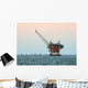 Oil Drilling Rig Offshore Wall Decal